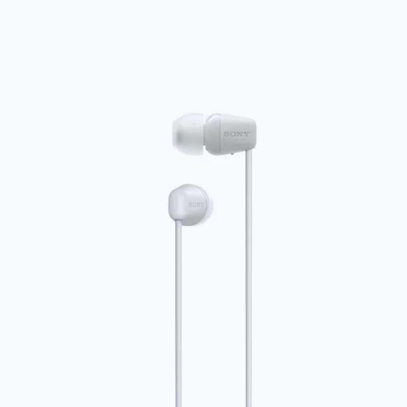 Écouteurs Sony intra-auriculaires sans fil WI-C100 - Blanc