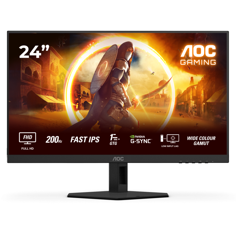 ECRAN GAMING AOC 23,8" FHD 200Hz FAST IPS 0,5Ms MPRT HDMI/DP / NOIR - photo 1