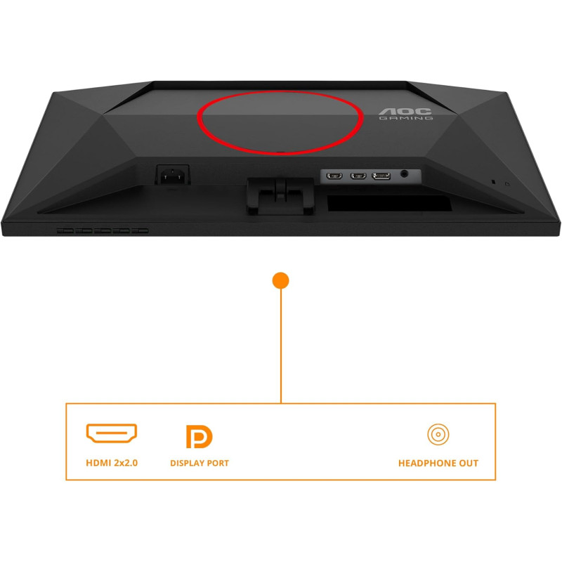 ECRAN GAMING AOC 24,5" FHD 300Hz FAST IPS 0,3Ms MPRT HDMI/DP NOIR