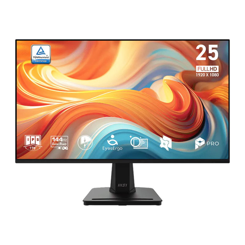 Écran Gaming MSI PRO MP251 E14L 24.5" Full HD / IPS / 144 Hz / Noir - MSI - photo 1
