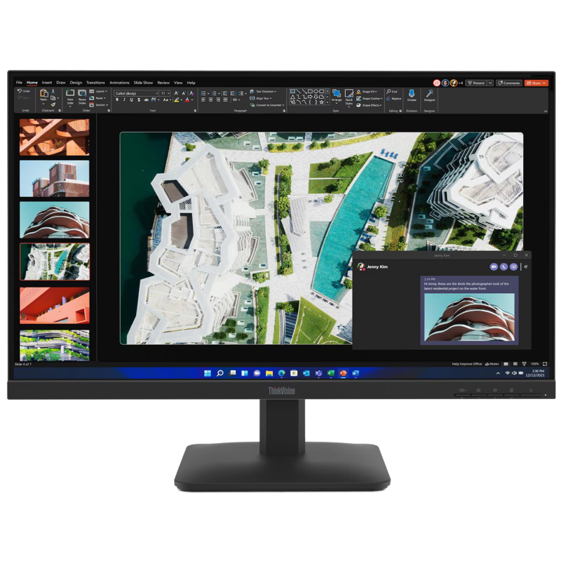 Écran Lenovo Think Vision S27-4e 27" FHD 4ms GtG IPS 100Hz HDMI/VGA / BLACK - Lenovo - photo 1