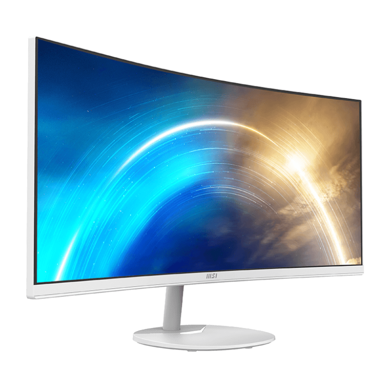 Écran MSI PRO MP341CQW 34" UWQHD CURVED | VA 100Hz HDMI/DP | 2 SPEAKER | Blanc