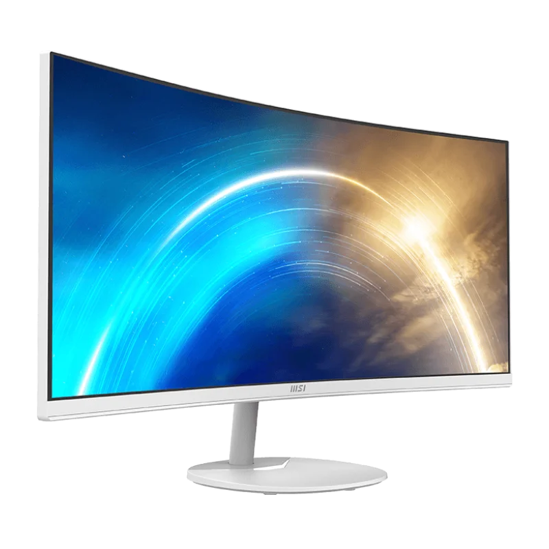 Écran MSI PRO MP341CQW 34" UWQHD CURVED | VA 100Hz HDMI/DP | 2 SPEAKER | Blanc