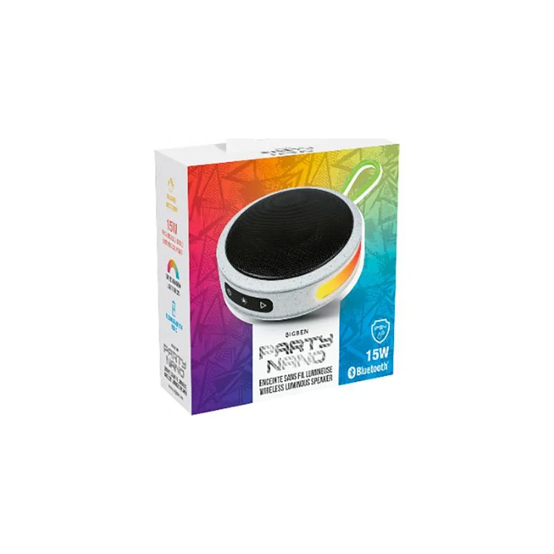 Enceinte Bluetooth PARTY NANO avec effets lumineux / Gris - photo 2