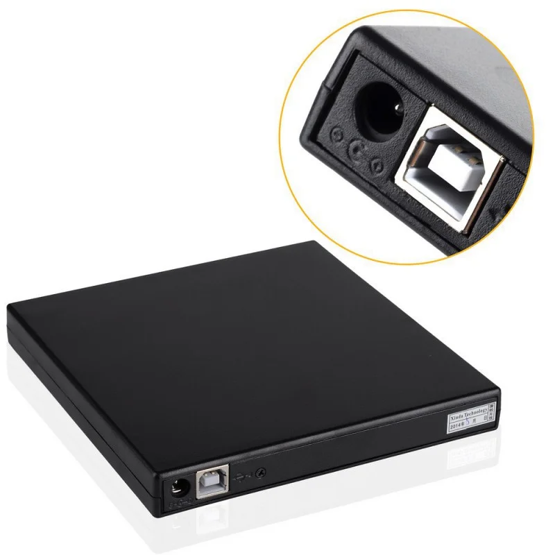 Graveur DVD externe RW USB 2.0 Noir - photo 2