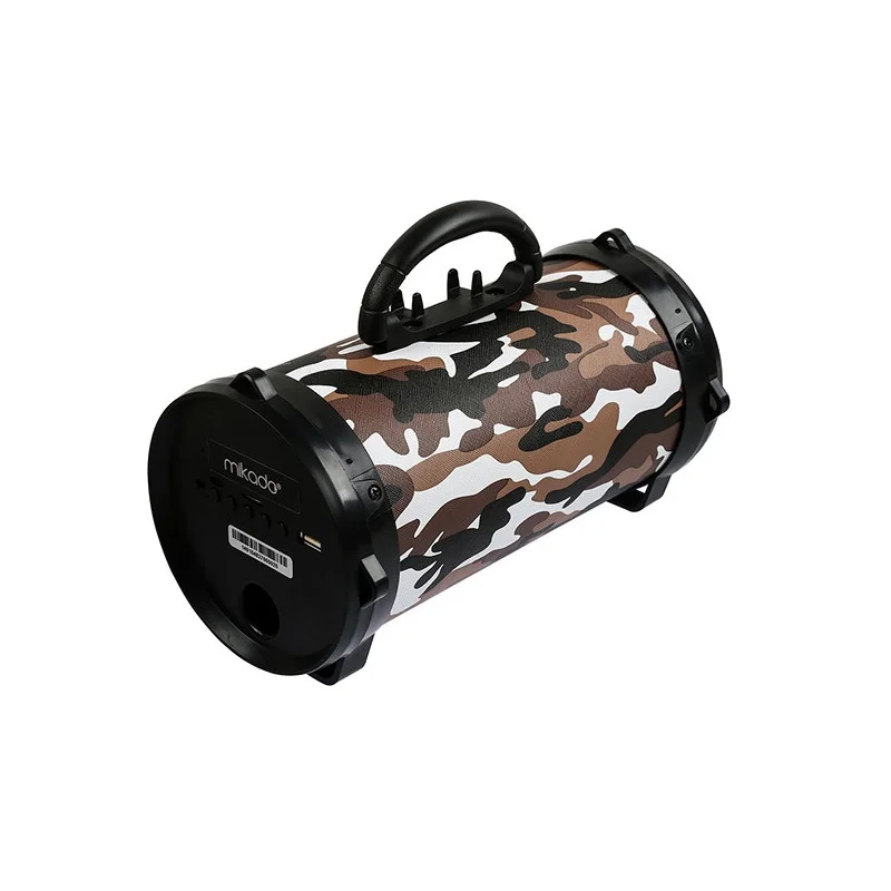 Haut-Parleur Bluetooth Mikado MD-BT30 Camouflage Vert - variant MD-BT30-CAM/BR - photo 3