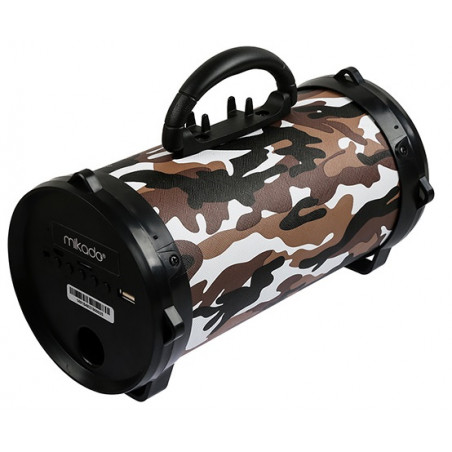 Haut-Parleur Bluetooth Mikado MD-BT30 Camouflage Vert - variant MD-BT30-CAM/BR - photo 10
