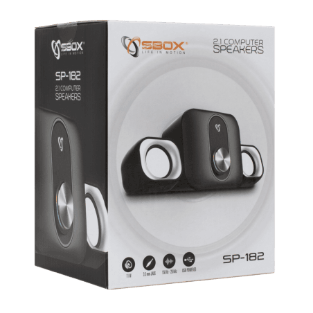 Haut Parleur Filaire SBOX SP-182 Séréo 2.1 / Noir - photo 17