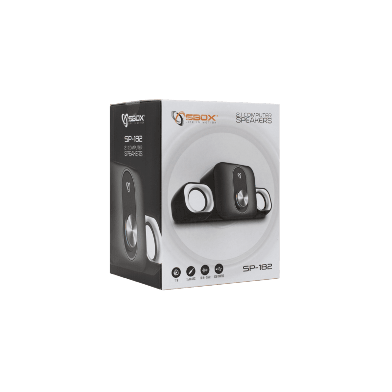 Haut Parleur Filaire SBOX SP-182 Séréo 2.1 / Noir - photo 6