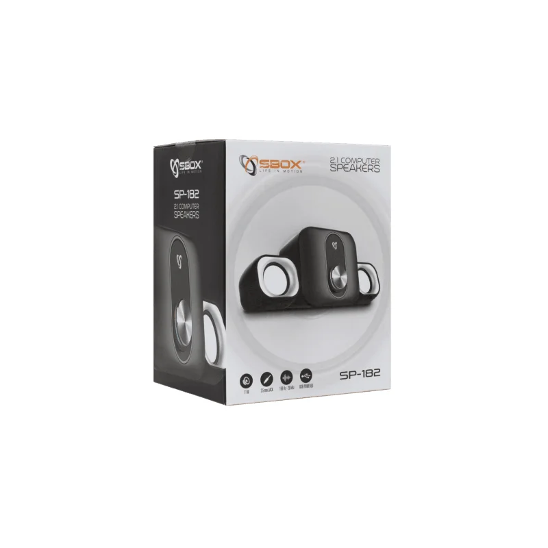 Haut Parleur Filaire SBOX SP-182 Séréo 2.1 / Noir - photo 6