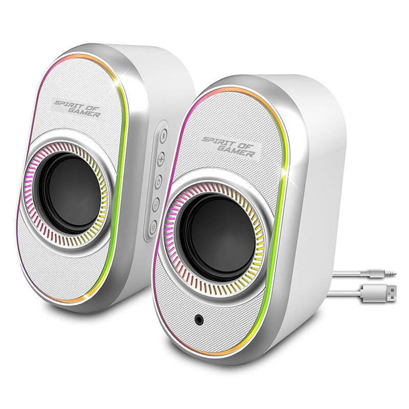 Haut-parleur Gamer Sans Fil SPIRIT OF GAMER Fanatic 500 RGB / Blanc