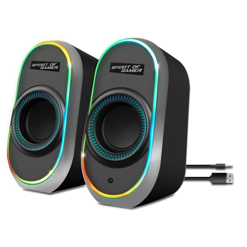 Haut-parleur Gamer Sans Fil SPIRIT OF GAMER Fanatic 500 RGB - Noir - Spirit of Gamer - photo 1