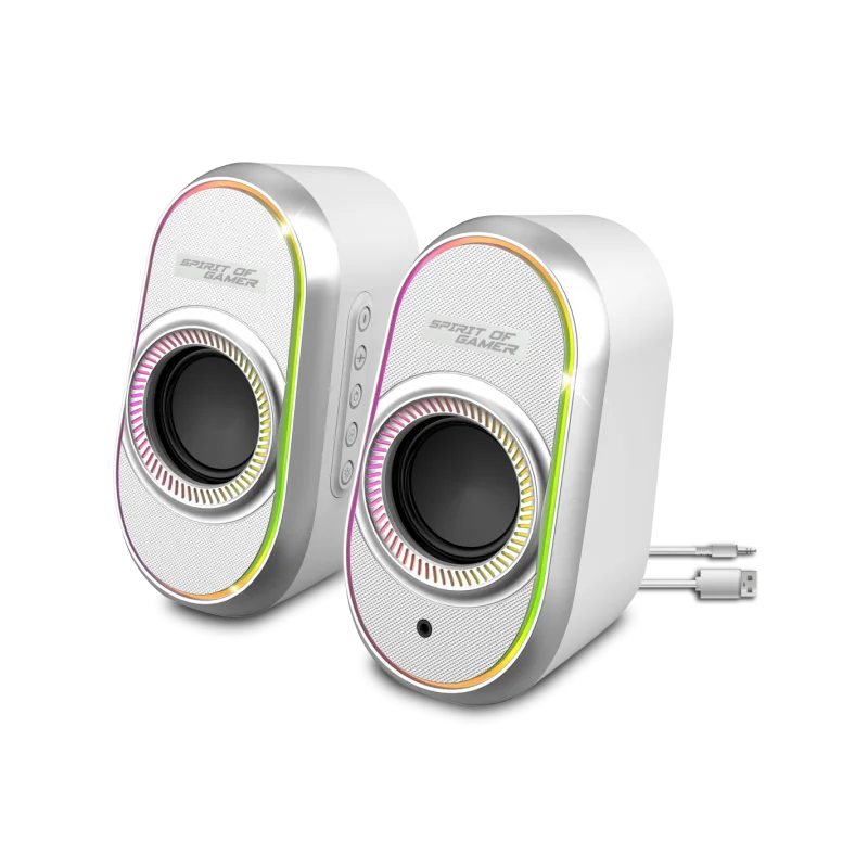 Haut-parleur Gamer Sans Fil SPIRIT OF GAMER Fanatic 500 RGB / Blanc