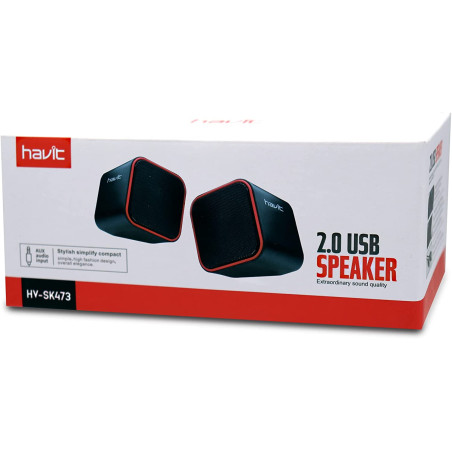 Haut Parleur Havit SK473 USB Noir - photo 7