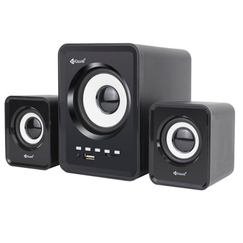 HAUT PARLEUR KISONLI U-2800BT / BLUETOOTH / NOIR