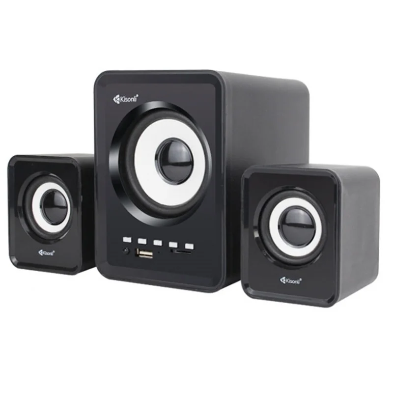HAUT PARLEUR KISONLI U-2800BT / BLUETOOTH / NOIR