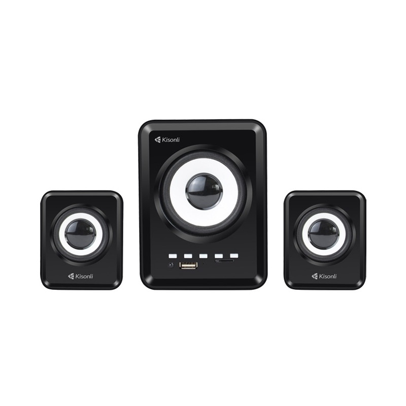 HAUT PARLEUR KISONLI U-2800BT / BLUETOOTH / NOIR