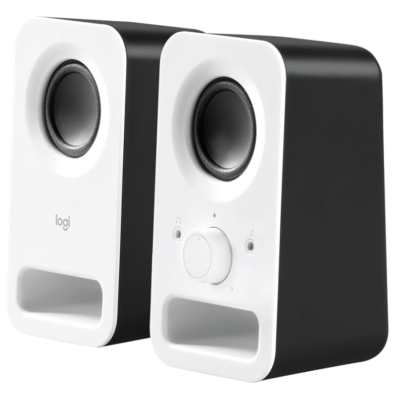 Haut Parleur Logitech Stéréo Z150 / Blanc