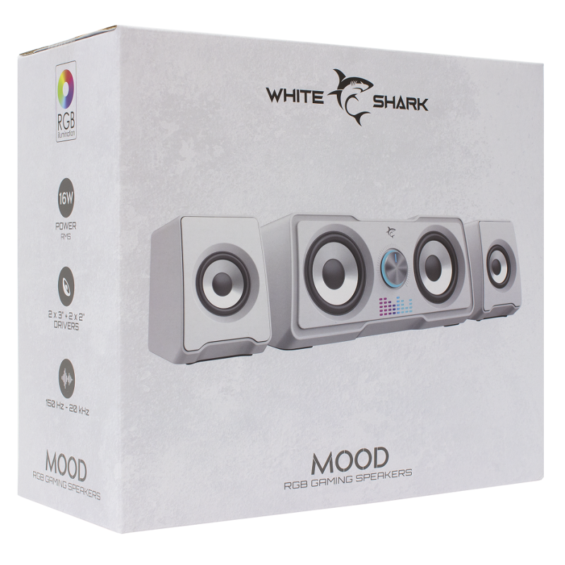 Haut Parleur White Shark MOOD / White - photo 4