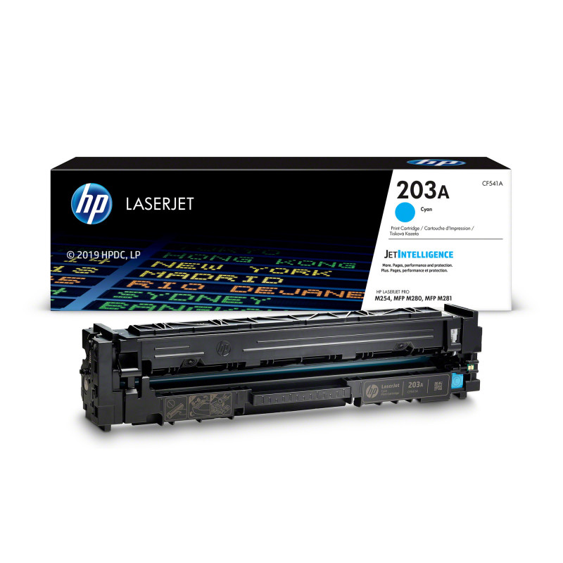 HP 203A cartouche de toner LaserJet cyan authentique / CF541A