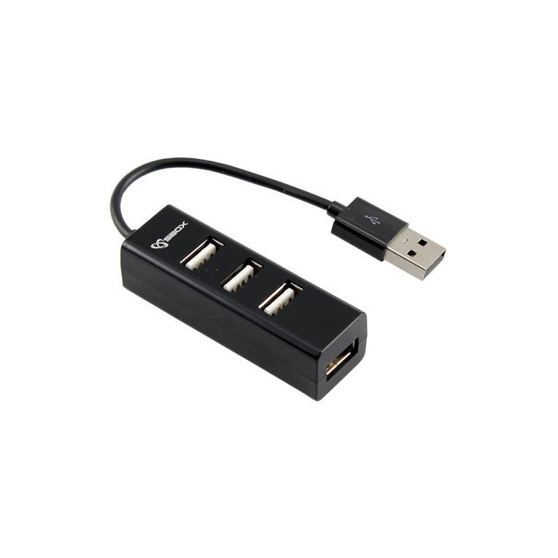 Hub USB 4 ports SBOX H-204 / Noir - photo 1