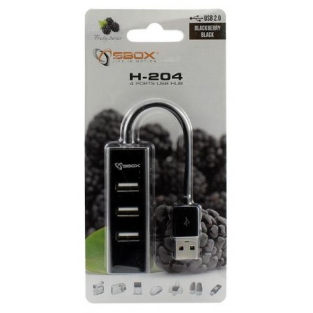 Hub USB 4 ports SBOX H-204 / Noir - photo 8