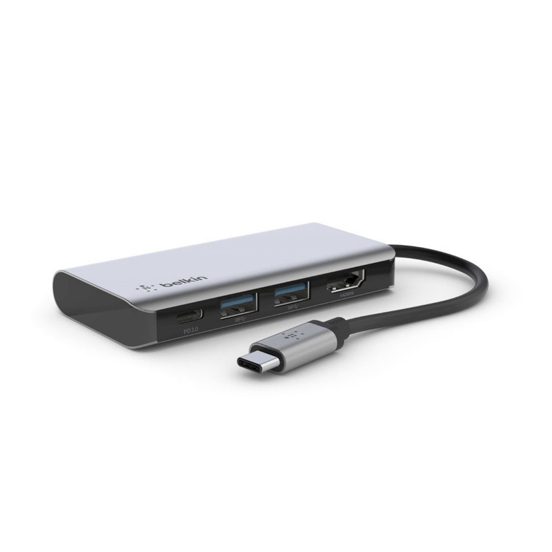 Hub USB-C Belkin avec HDMI / 2x USB-A / USB-C / 100W Passtrhough - photo 2