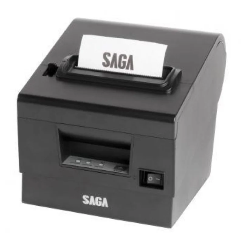 Imprimante De Ticket Thermique Saga / Noir