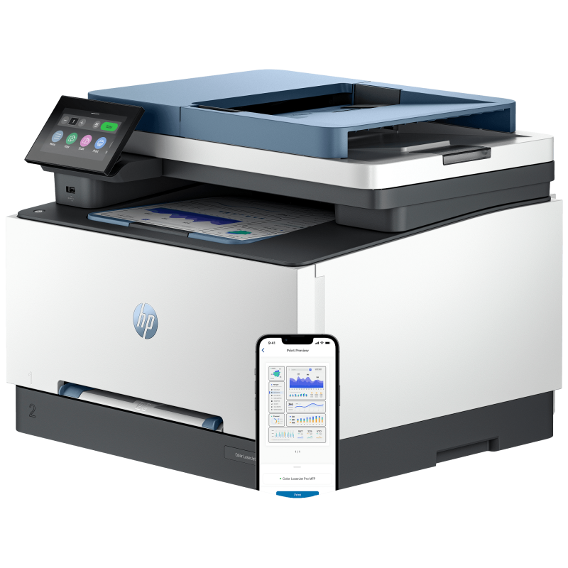 Imprimante multifonction HP Color LaserJet Pro 3303sdw / Couleur / A4 / WiFi / Blanc