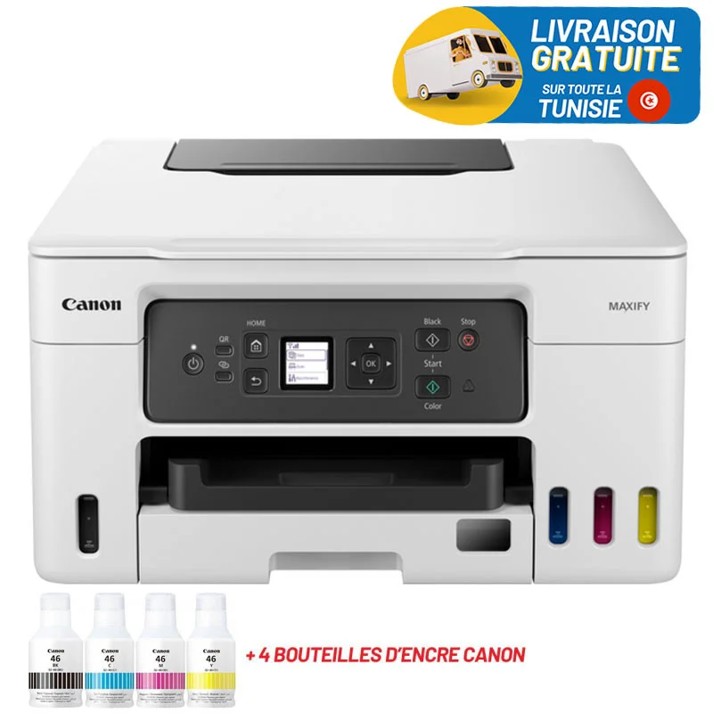 Imprimante Multifonction réservoir intégré CANON Maxify GX-3040 Couleur Wifi 3en1