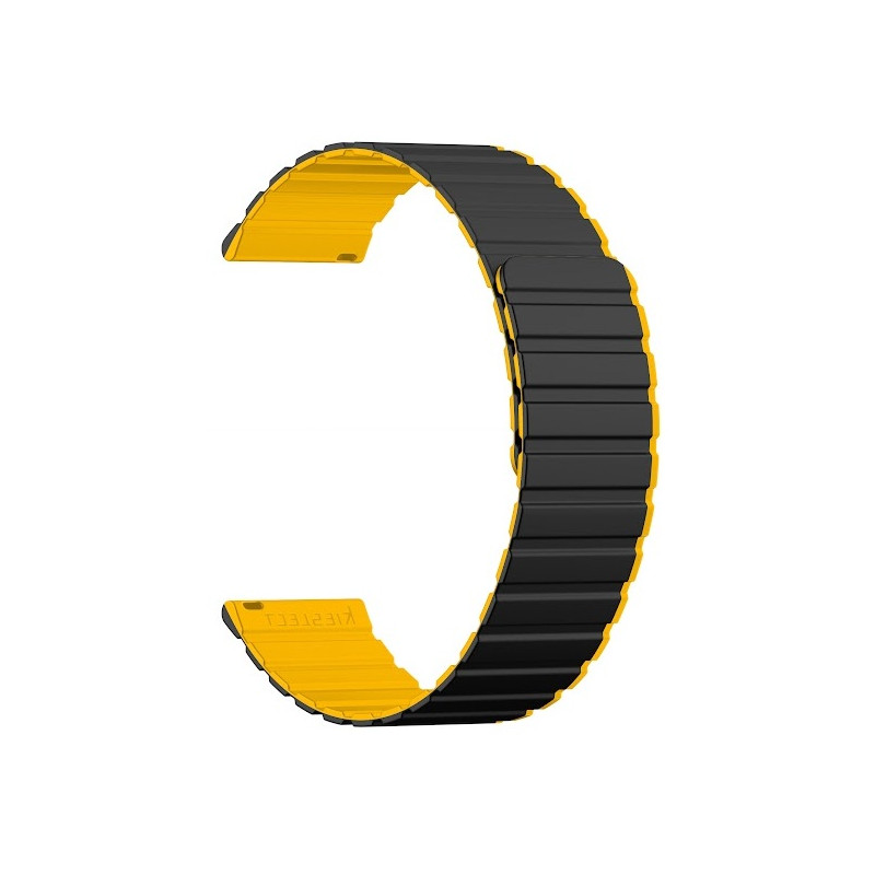 KIESLECT 22MM BLACK/YELLOW DUAL-TONE STRAP - photo 2