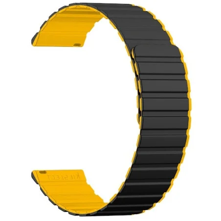 KIESLECT 22MM BLACK/YELLOW DUAL-TONE STRAP - photo 3