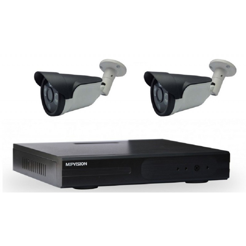 Kit DVR AHD 4 canaux + 2 Caméras Externes 2MP - photo 1