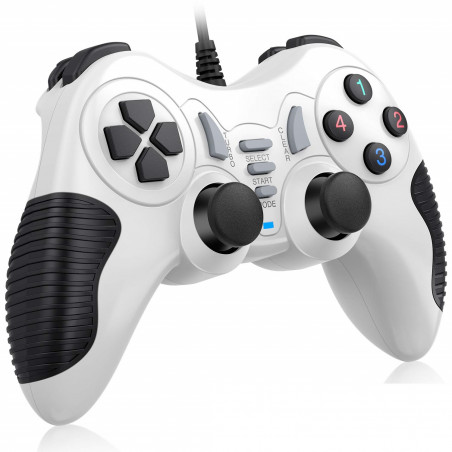 Manette de jeu avec double vibration Macro / Rouge - variant M-MACRO-WH - photo 3