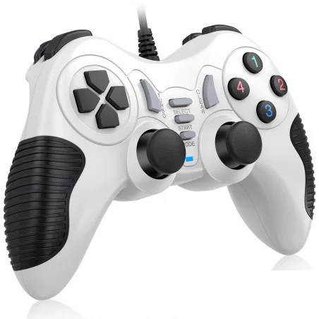 Manette de jeu avec double vibration Macro / Rouge - variant M-MACRO-WH - photo 3
