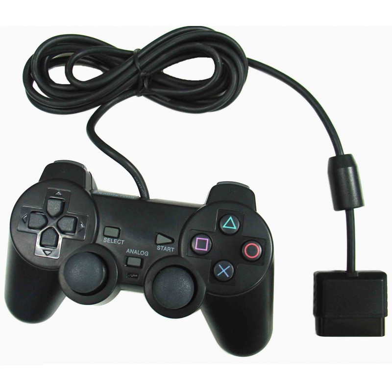 Manette de Jeu Pour Playstation 2 / Double Vibration - photo 1