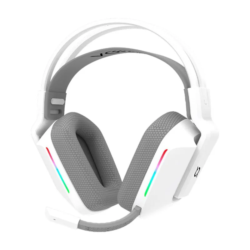MICRO CASQUE GAMER SANS FIL AQIRYS ALYA STÉRÉO 3D - BLANC