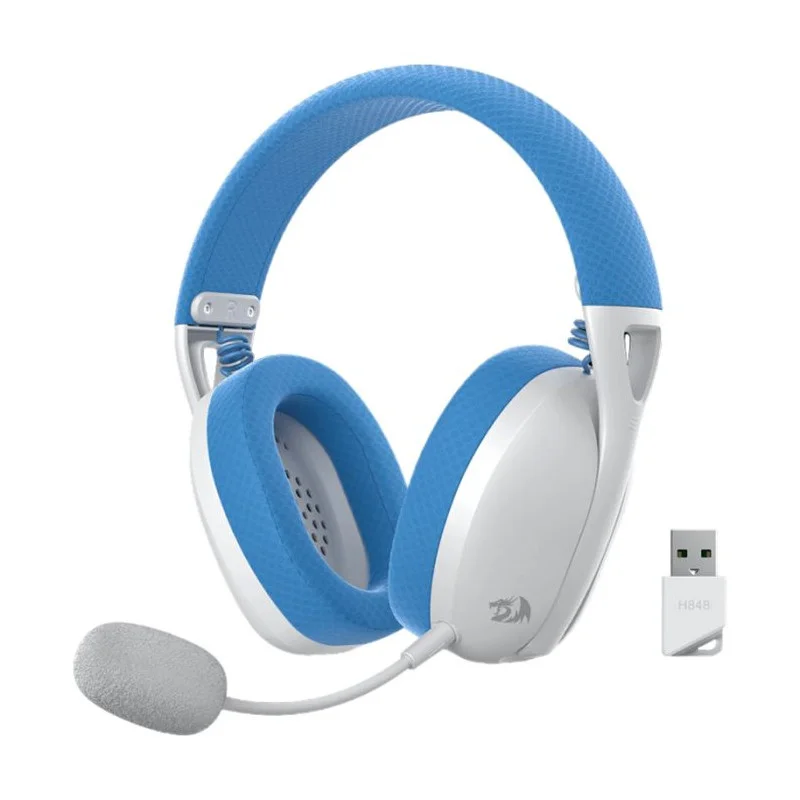 MICRO CASQUE GAMER SANS FIL REDRAGON H848 PRO / Bleu