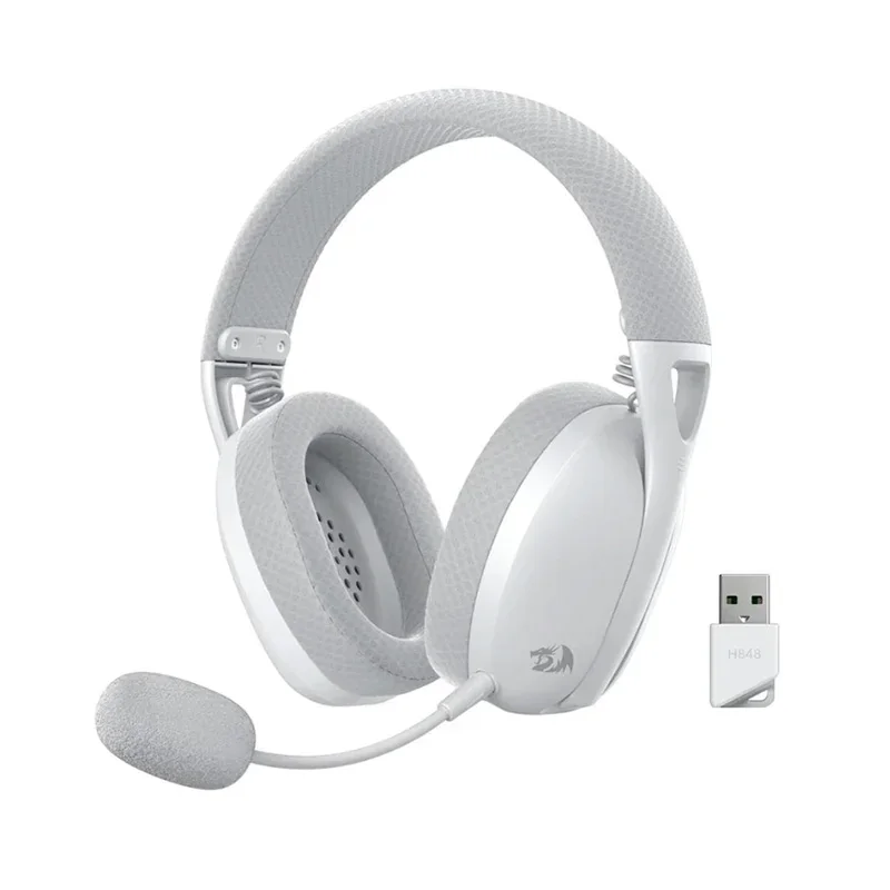 MICRO CASQUE GAMER SANS FIL REDRAGON H848 PRO / Blanc - Redragon - photo 2
