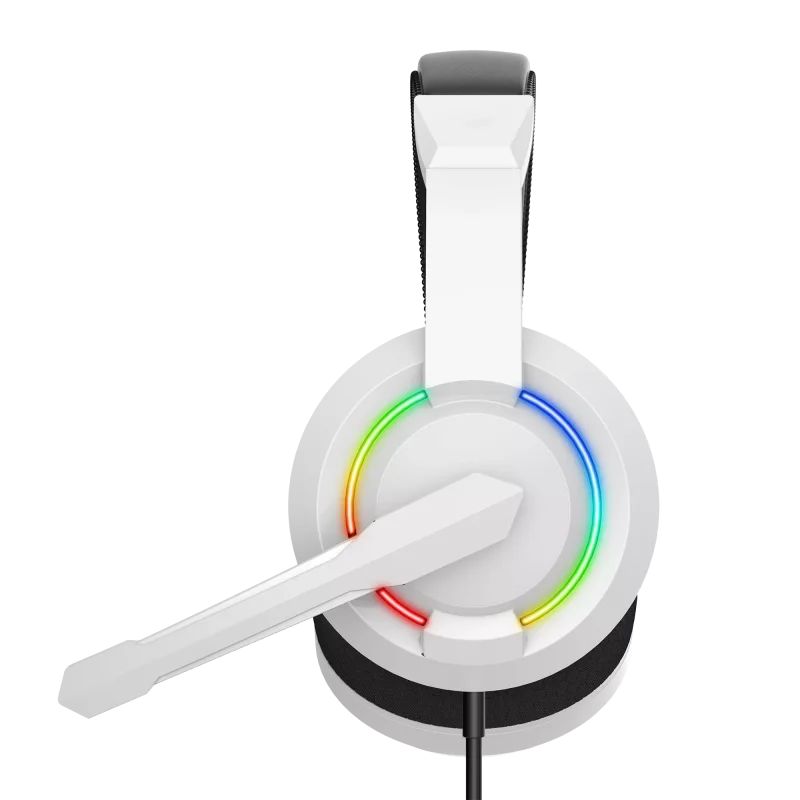 Micro-Casque Gaming Baracuda BGH-021 HYDRA RGB / Blanc - photo 2