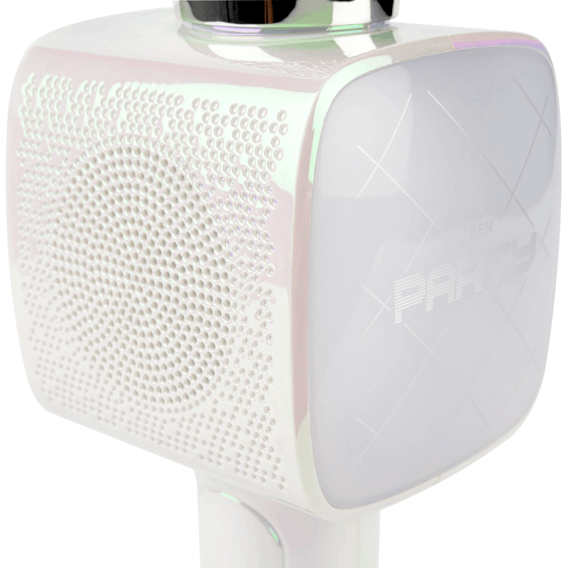 MICROPHONE BLUETOOTH 2 EN 1 KARAOKÉ  ET ENCEINTE PARTY AVEC EFFETS LUMINEUX BIGBEN / 15W / NOIR - variant PARTYBTMIC2WH - photo 3