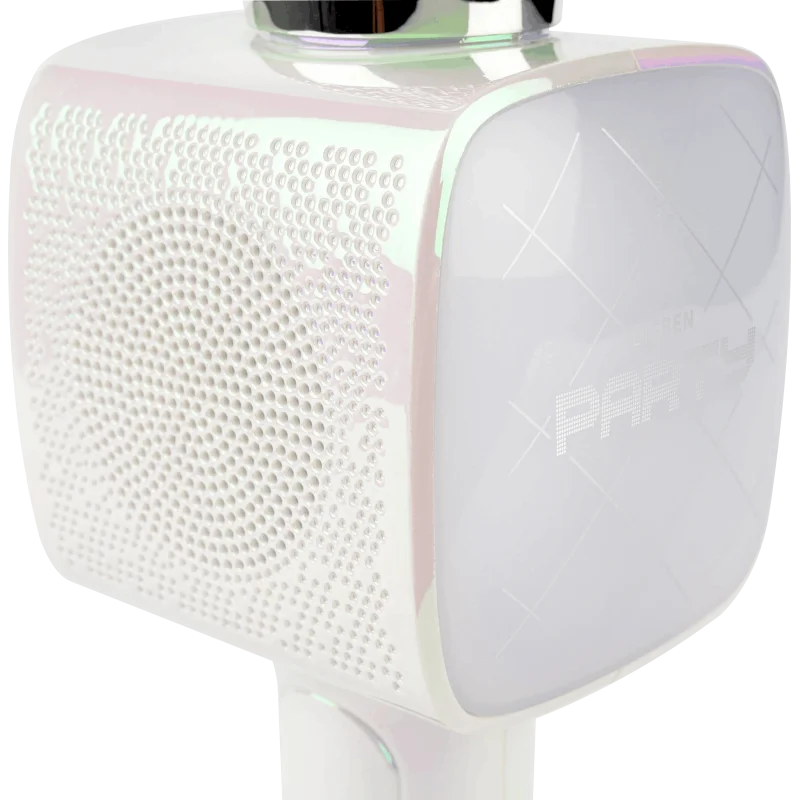 MICROPHONE BLUETOOTH 2 EN 1 KARAOKÉ  ET ENCEINTE PARTY AVEC EFFETS LUMINEUX BIGBEN / 15W / NOIR - variant PARTYBTMIC2WH - photo 3