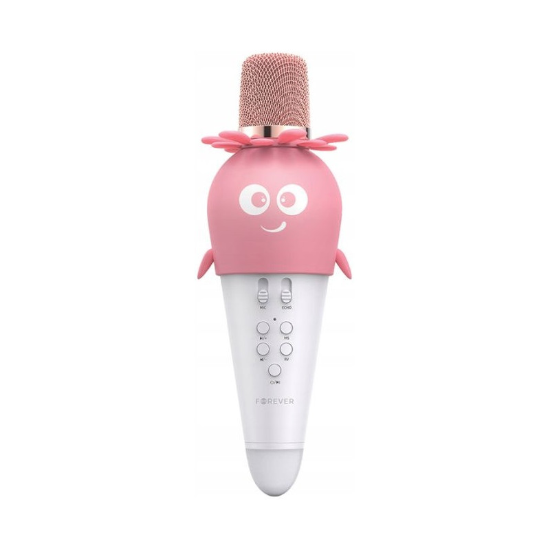 Microphone de karaoké sans fil Forever AMS-200 / Rose - photo 2