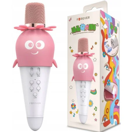 Microphone de karaoké sans fil Forever AMS-200 / Rose - photo 5