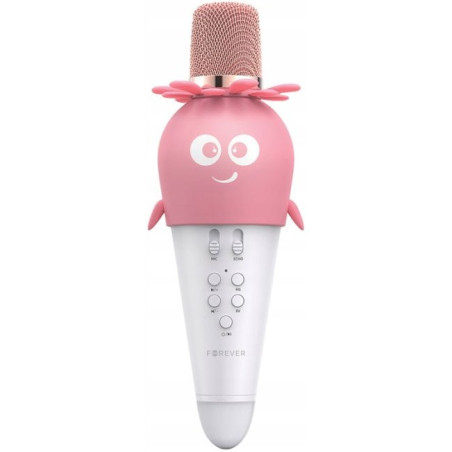 Microphone de karaoké sans fil Forever AMS-200 / Rose - photo 6