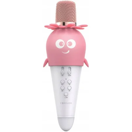 Microphone de karaoké sans fil Forever AMS-200 / Rose - photo 6