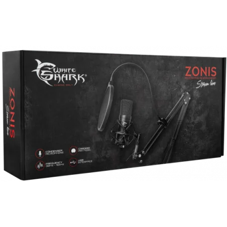Microphone Gaming White  Shark  DSM-01 ZONIS / NOIR - photo 18