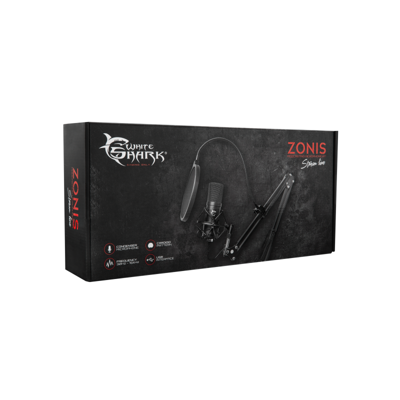 Microphone Gaming White  Shark  DSM-01 ZONIS / NOIR - photo 6