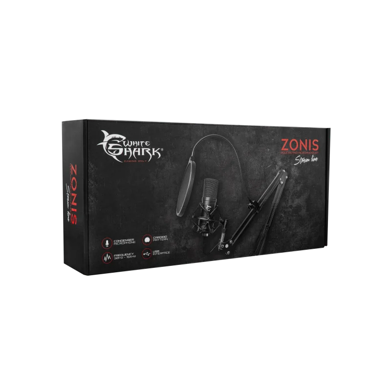 Microphone Gaming White  Shark  DSM-01 ZONIS / NOIR - photo 6