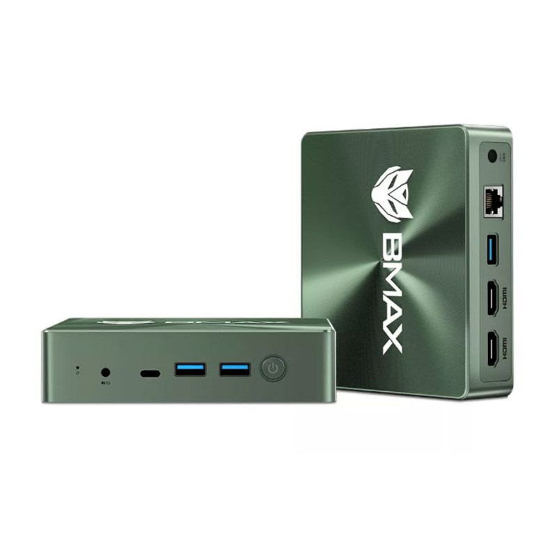 Mini Pc de bureau BMAX B6 PLUS / i3-1000NG4 / 12 Go / 512 Go SSD / Windows 11 / Vert - photo 1